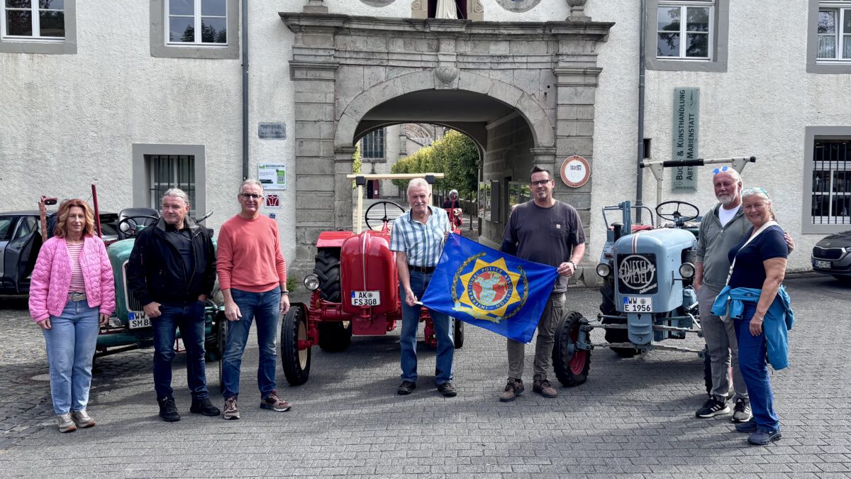 Treckertreffen in kleiner Runde