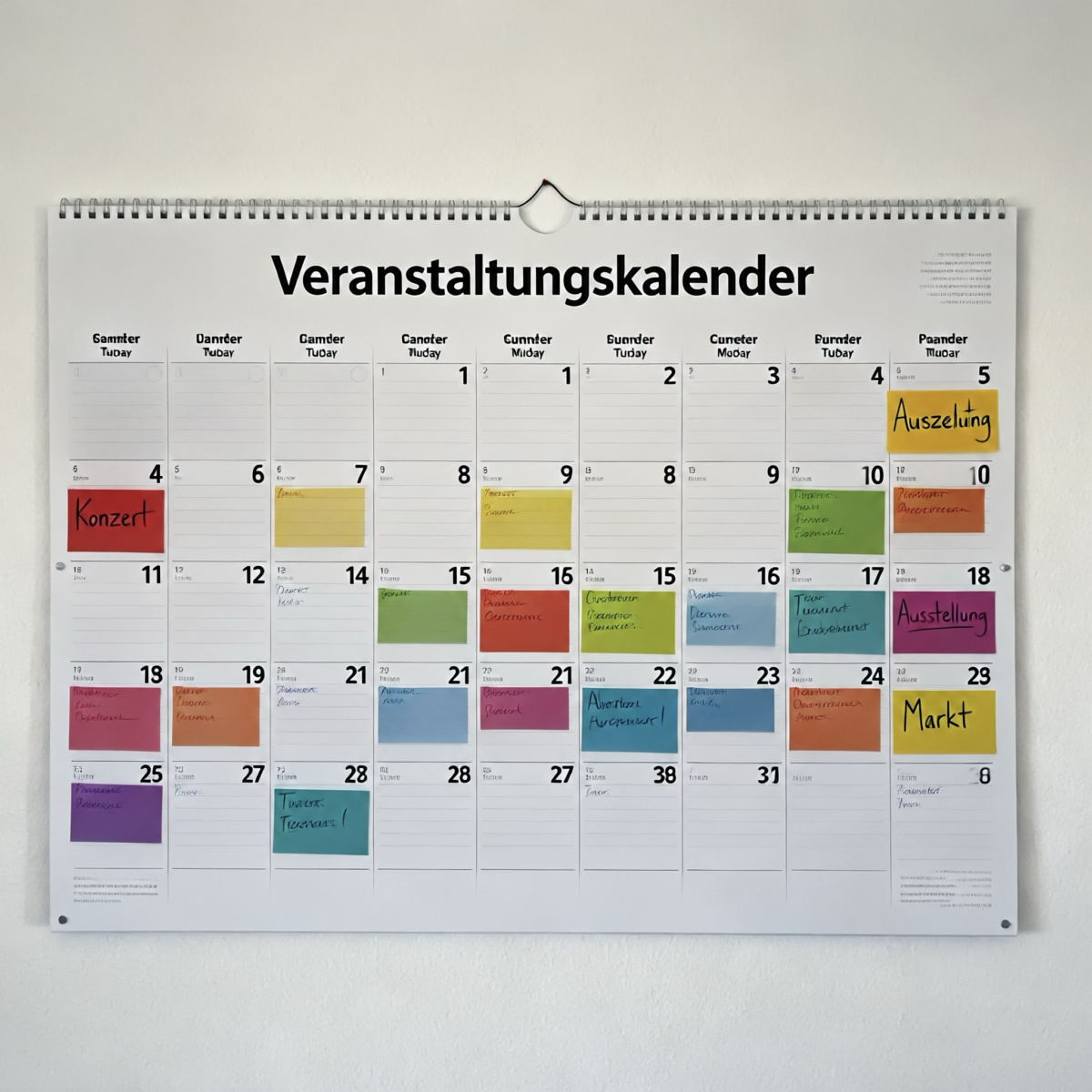 Neuer Veranstaltungskalender 📅
